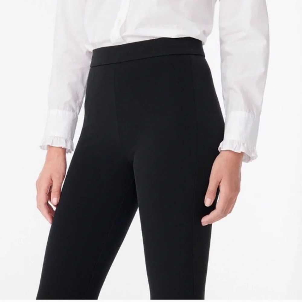 J.Crew Pixie Pant in Stretch Ponte Black Size 8S - Picture 4 of 9